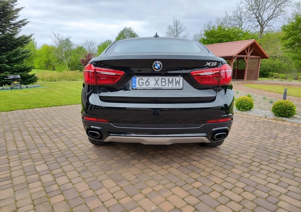 BMW X6 cena 189000 przebieg: 110000, rok produkcji 2017 z Dobra małe 92